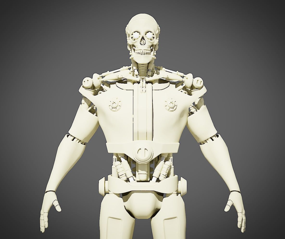 Metal Skull 3D model_13