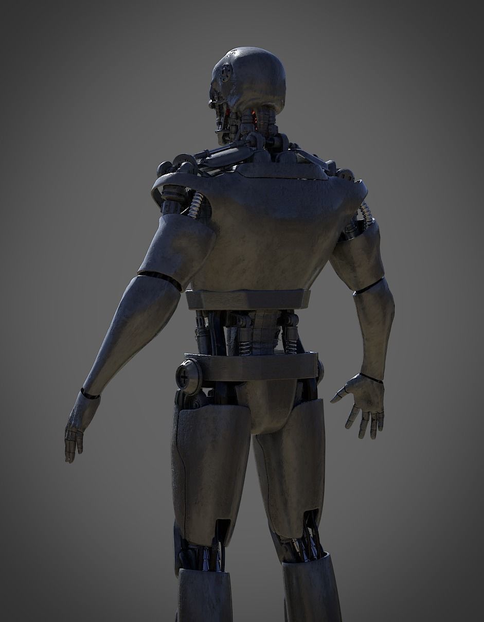 Metal Skull 3D model_9