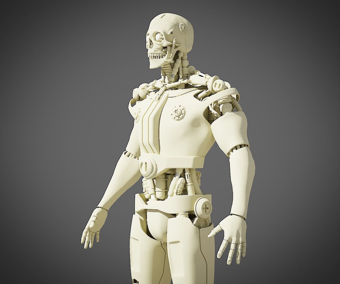 Metal Skull 3D model_12