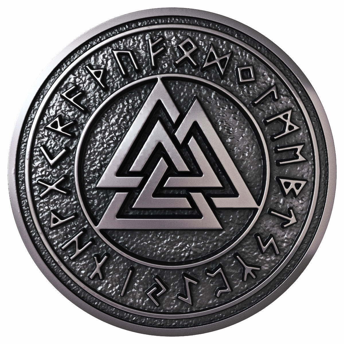 Runes Coin 3D print model_1