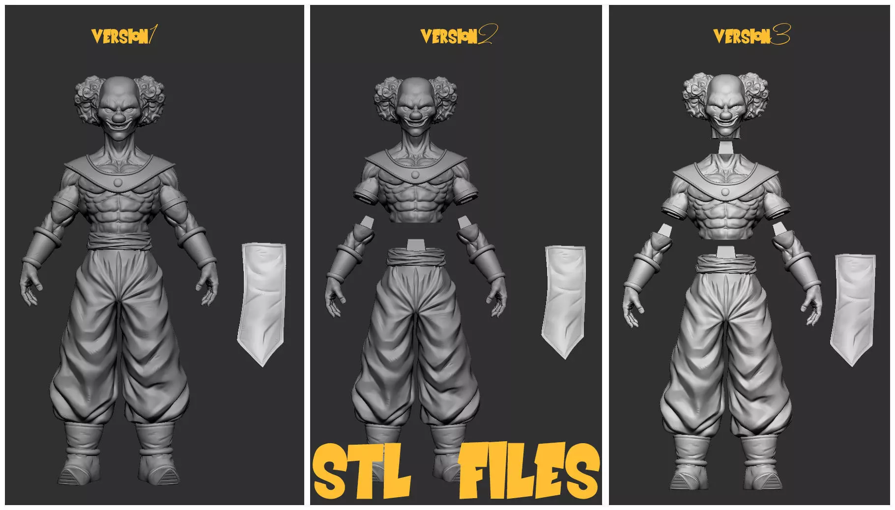 Belmod Dragon Ball Super Statue Printable  3D print model_0