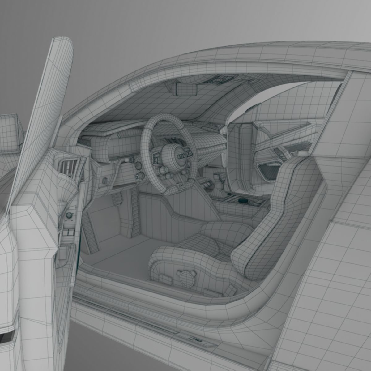 Audi R8 Coupe 2018 Model 3D model_13