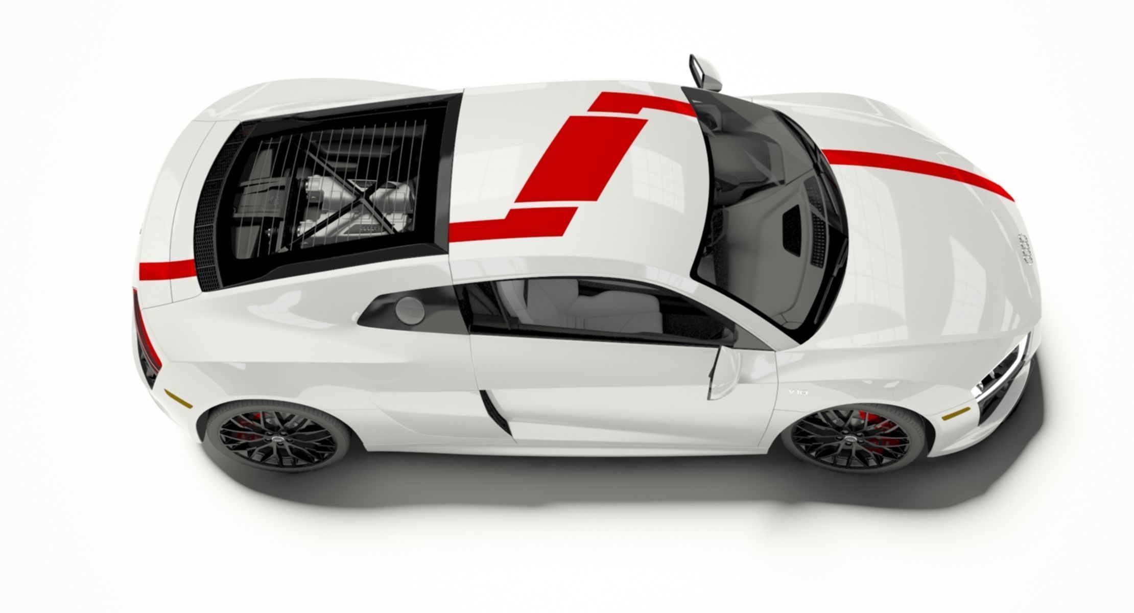 Audi R8 Coupe 2018 Model 3D model_1