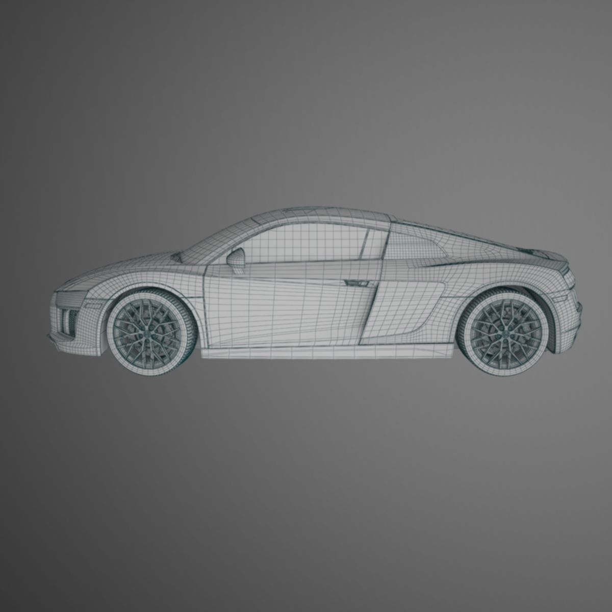 Audi R8 Coupe 2018 Model 3D model_8