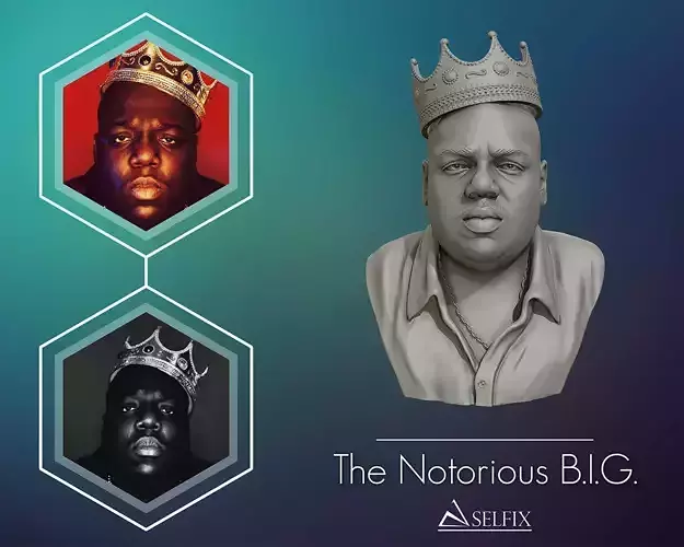 The Notorious BIG 3D model 3D print model
