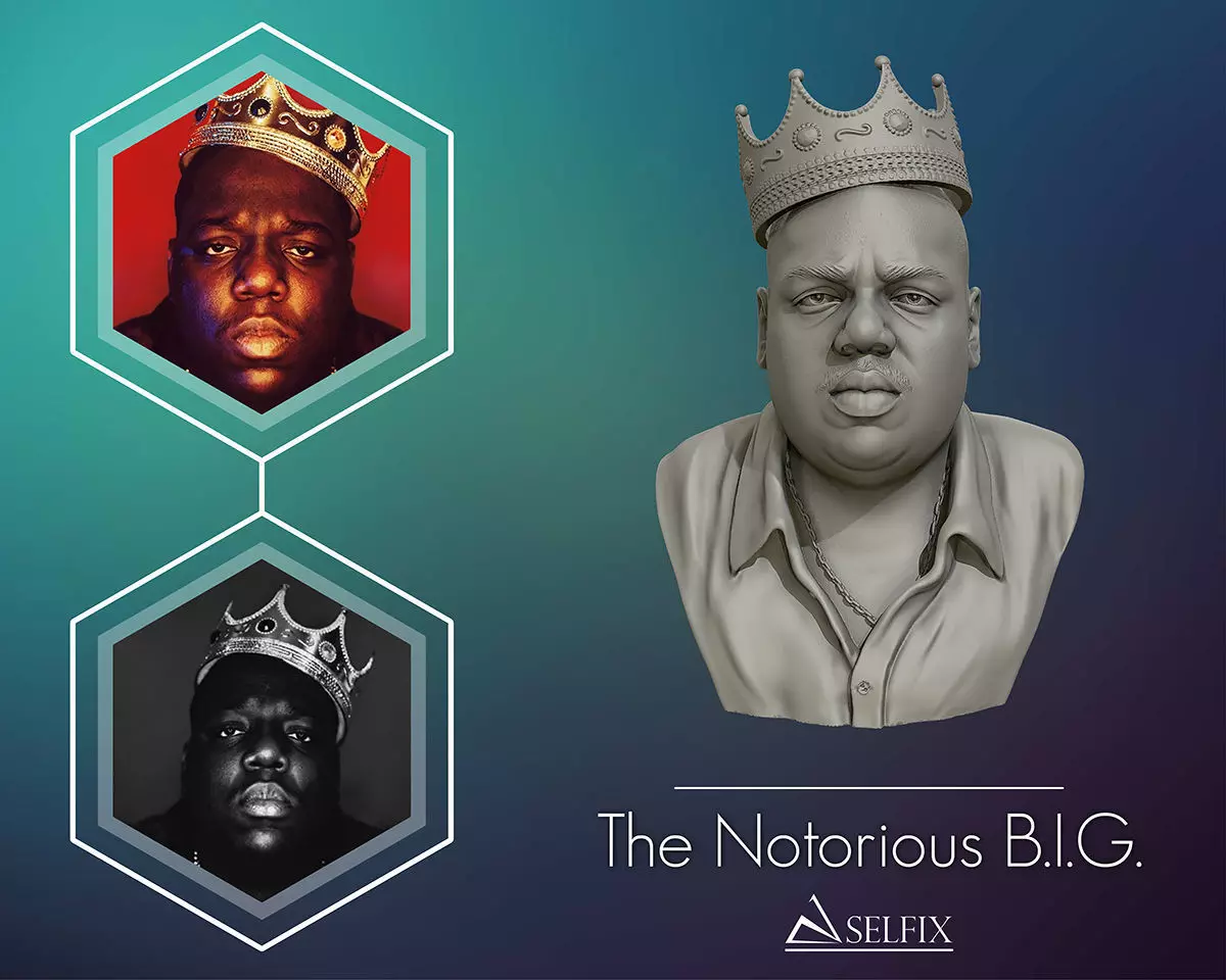The Notorious BIG 3D model 3D print model_0