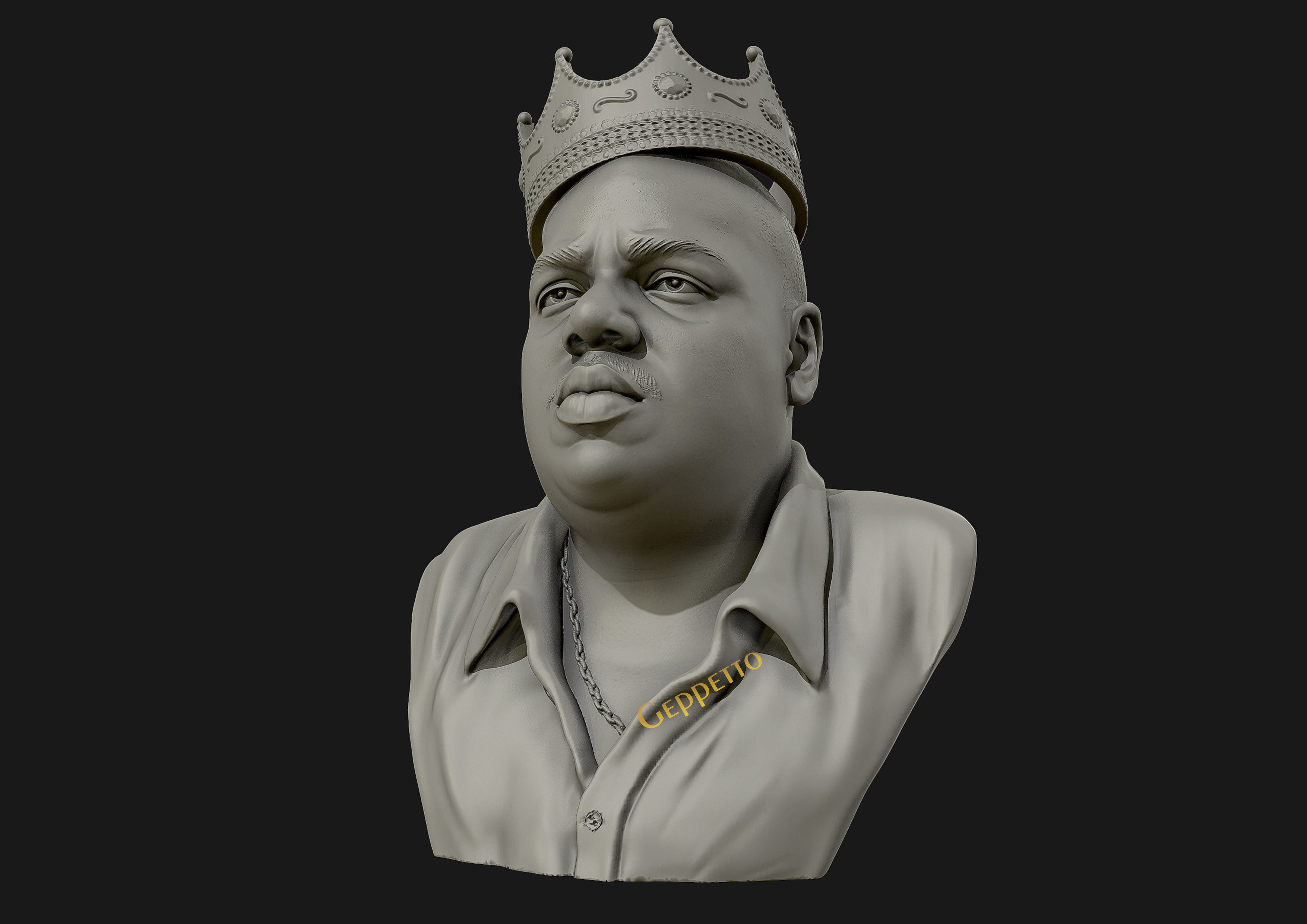 The Notorious BIG 3D model 3D print model_4
