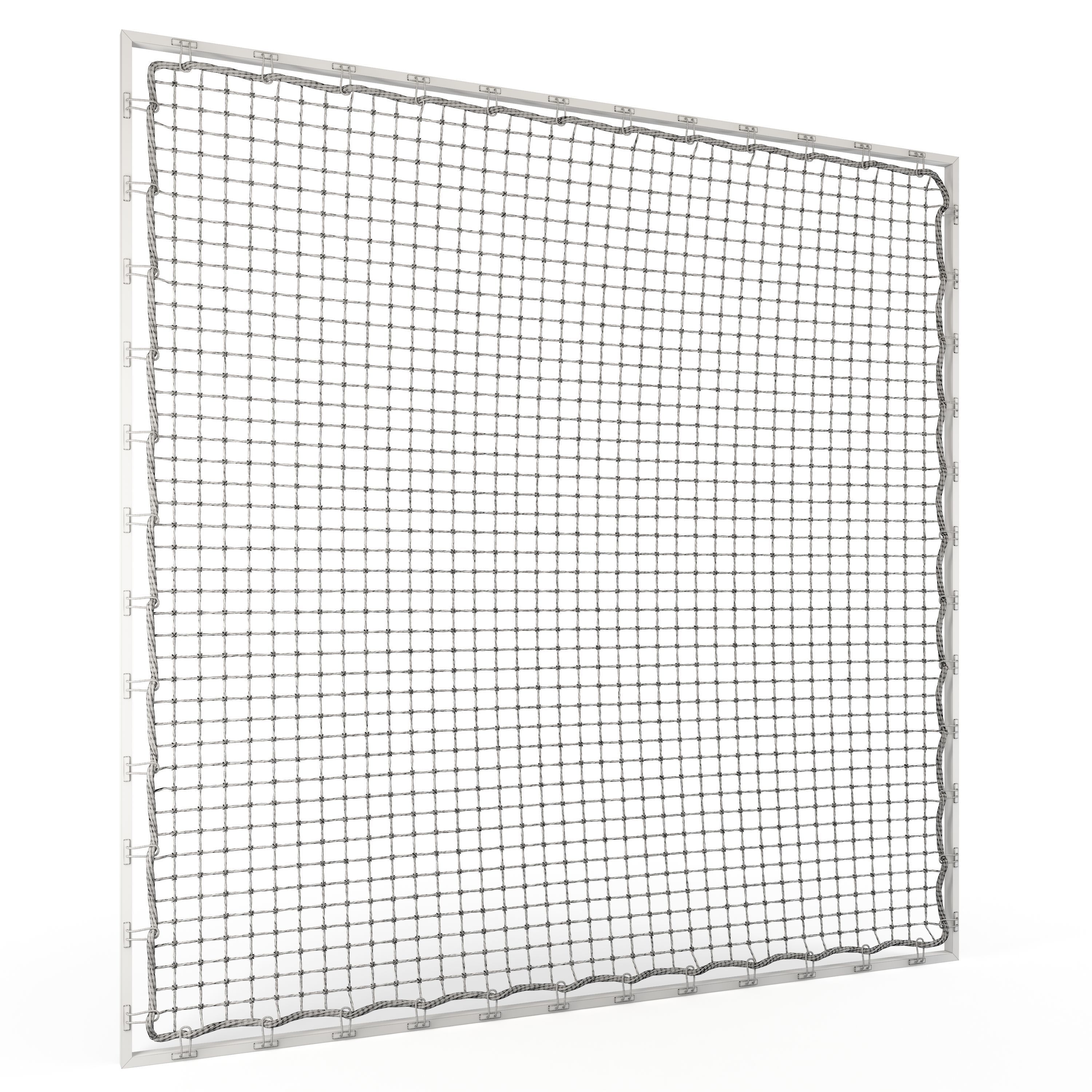 Suspended Net Rope 3D model_4