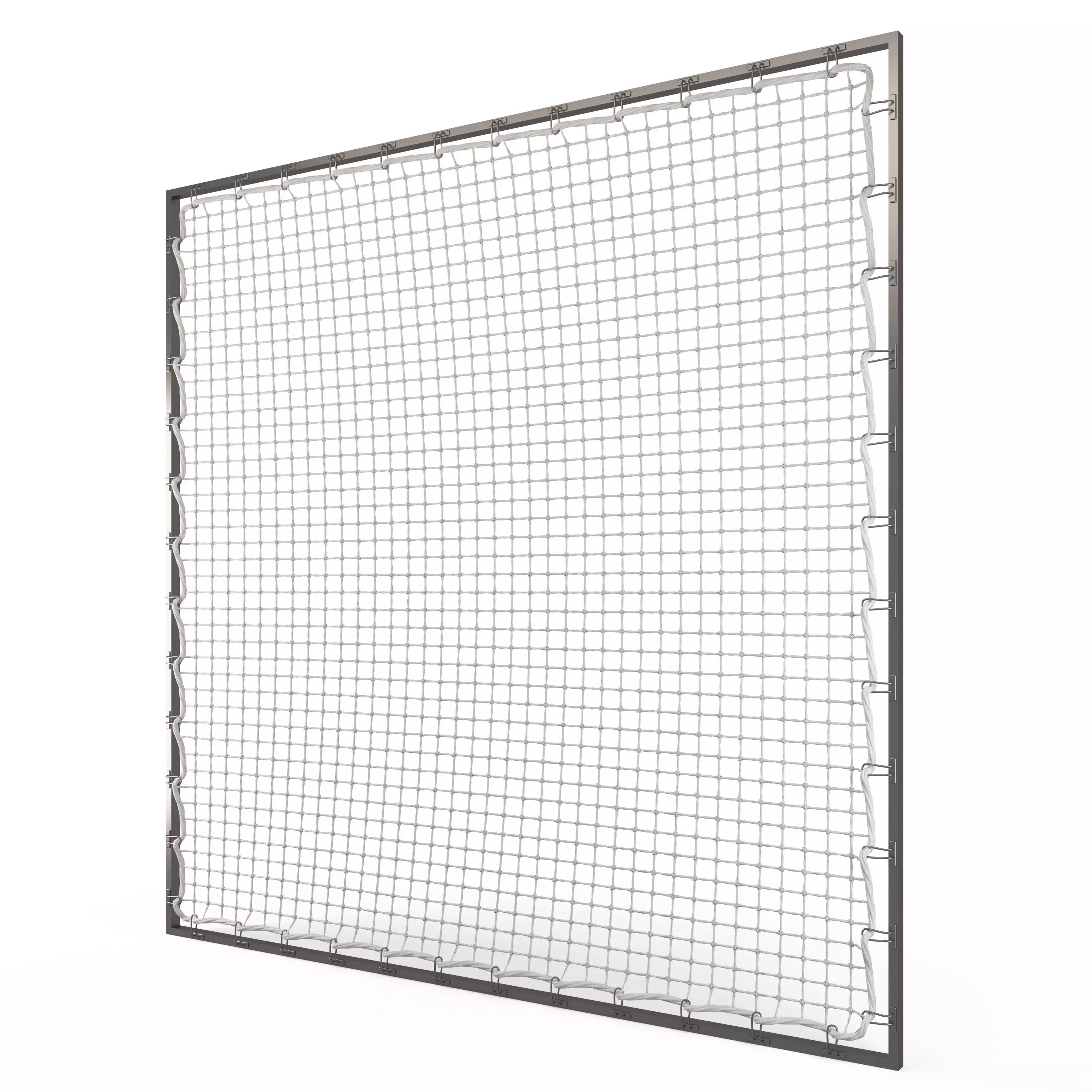 Suspended Net Rope 3D model_0