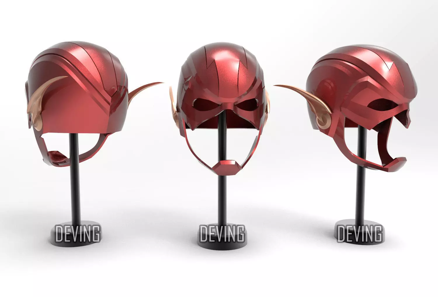 Flash helmet  3D print model_0