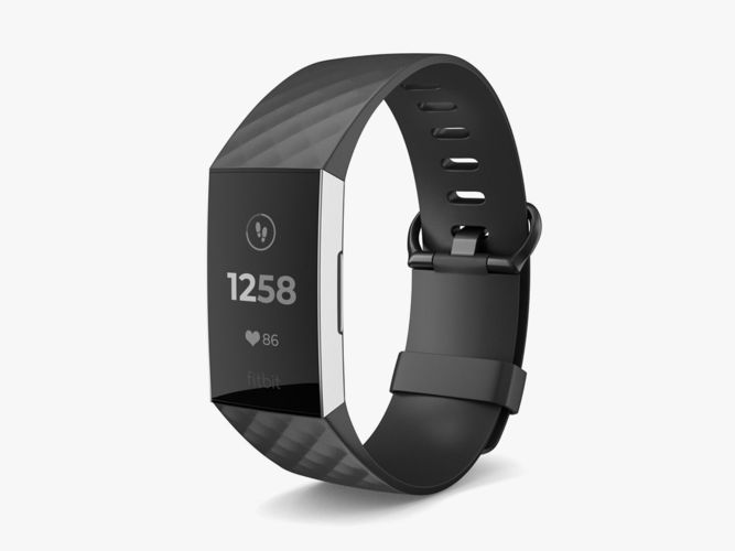 Fitbit Charge 3 Black 3D model