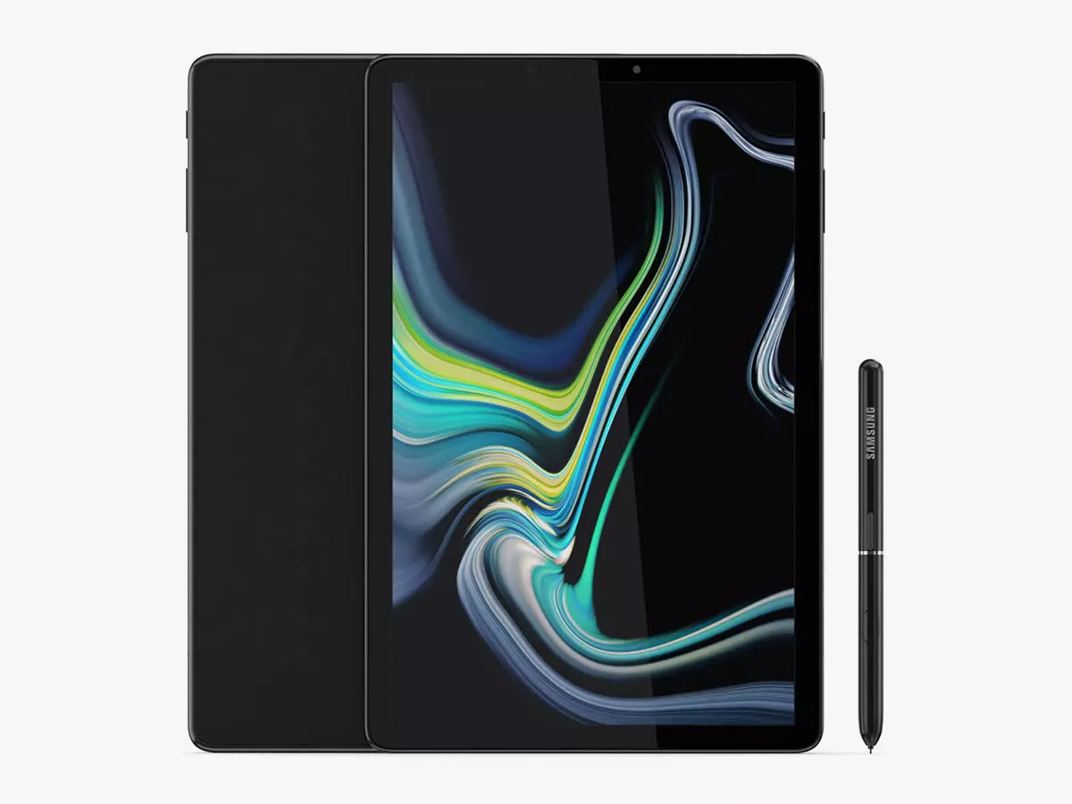 Samsung Galaxy Tab S4 2018 Black 3D model