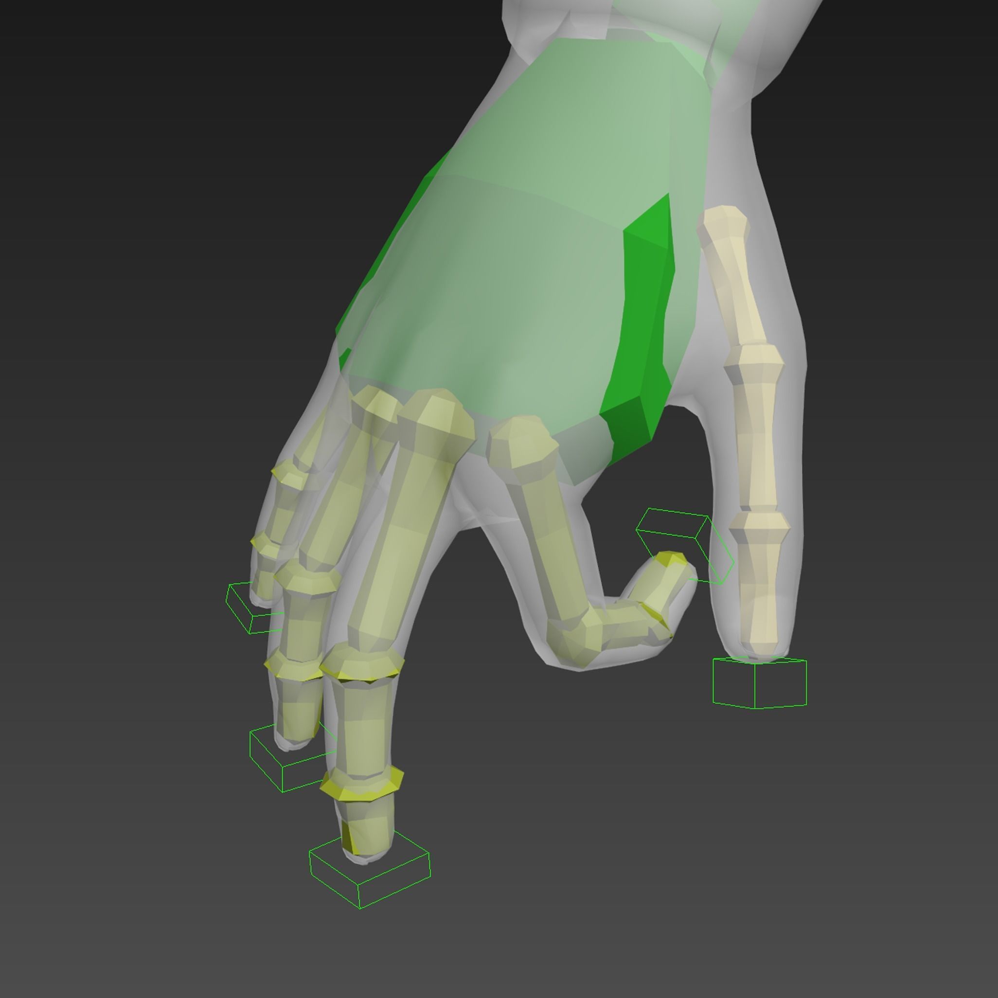 Black Skin Male Survivor Low-poly 3D model_10