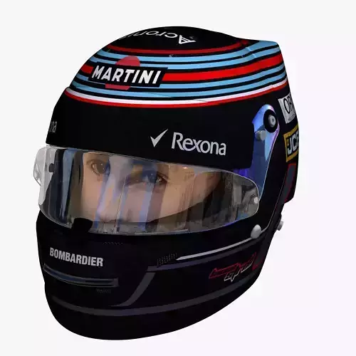 Stroll helmet 2018 Low-poly 3D model