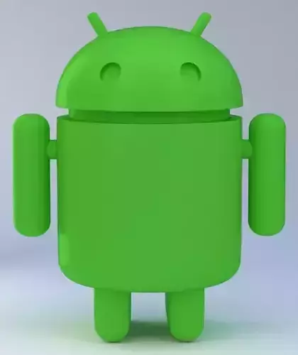 Android logo 3D model 3D model