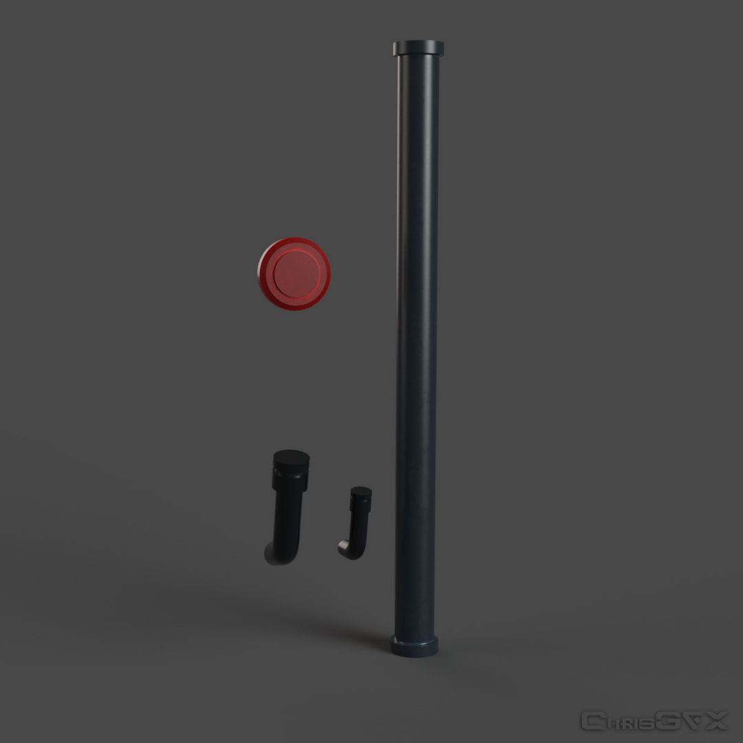 SciFi Wall Panels - 19 Parts - Walls and Details 3D model_16