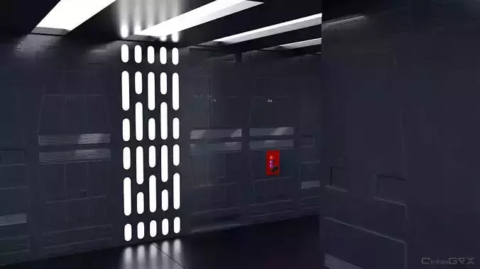 SciFi Wall Panels - 19 Parts - Walls and Details 3D model