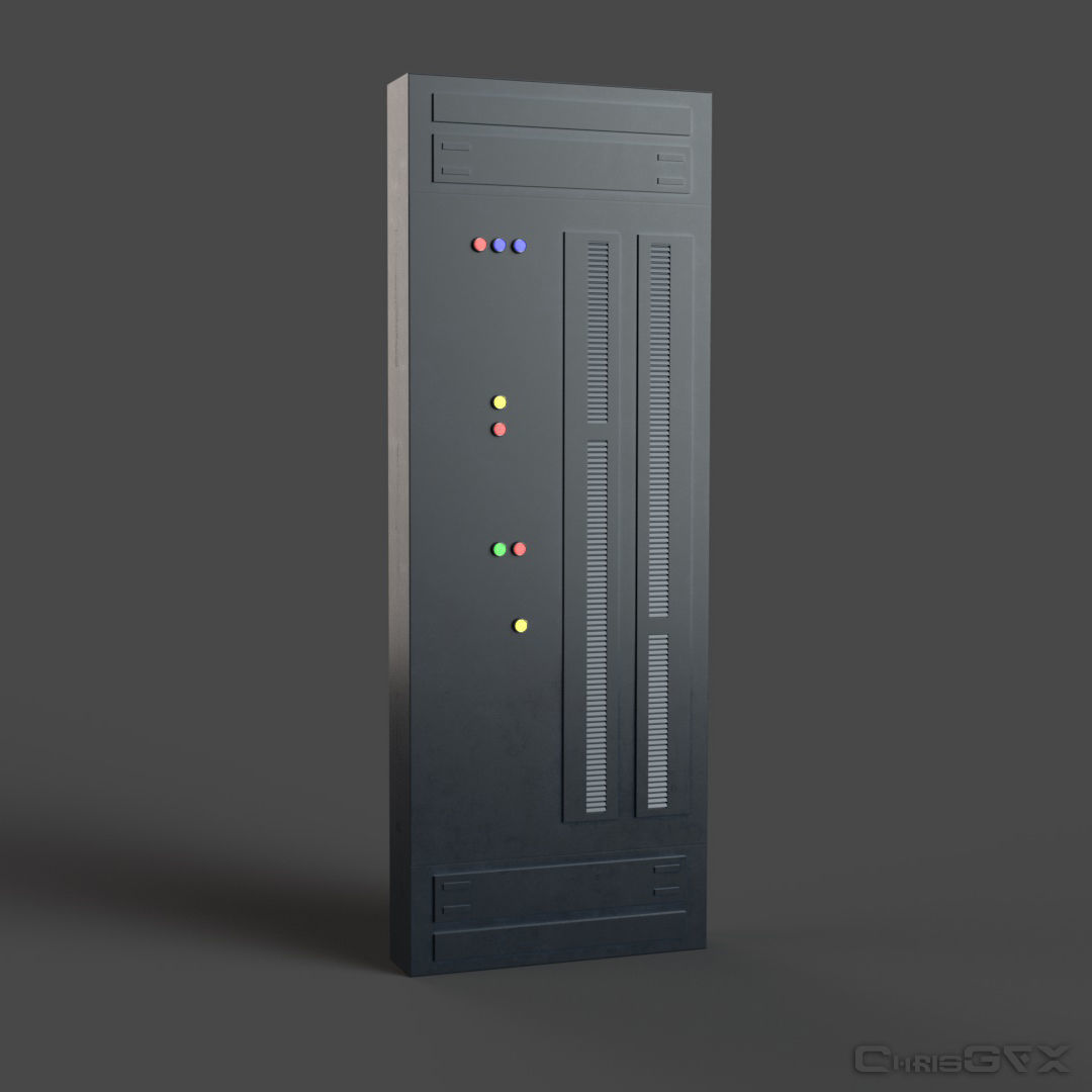 SciFi Wall Panels - 19 Parts - Walls and Details 3D model_10