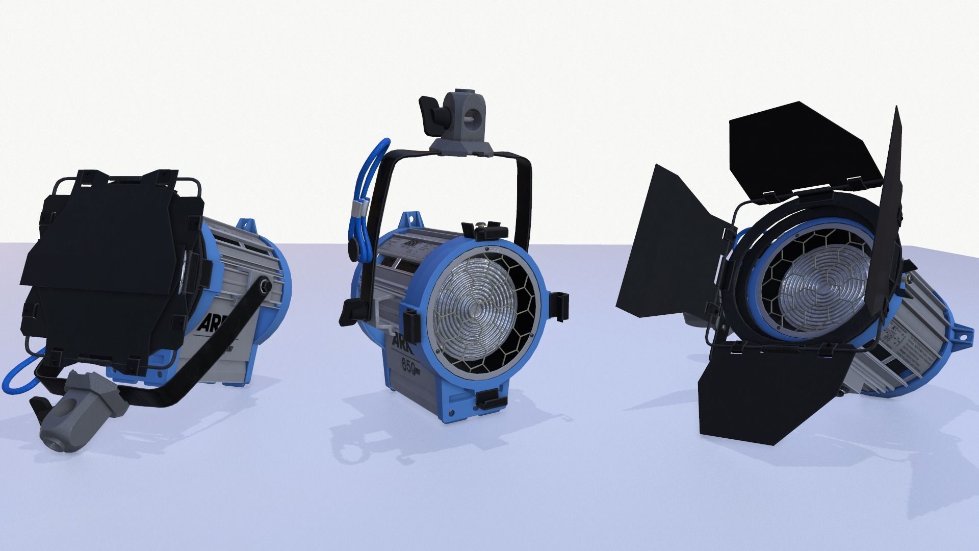 ARRI 650 Low-poly 3D model_8