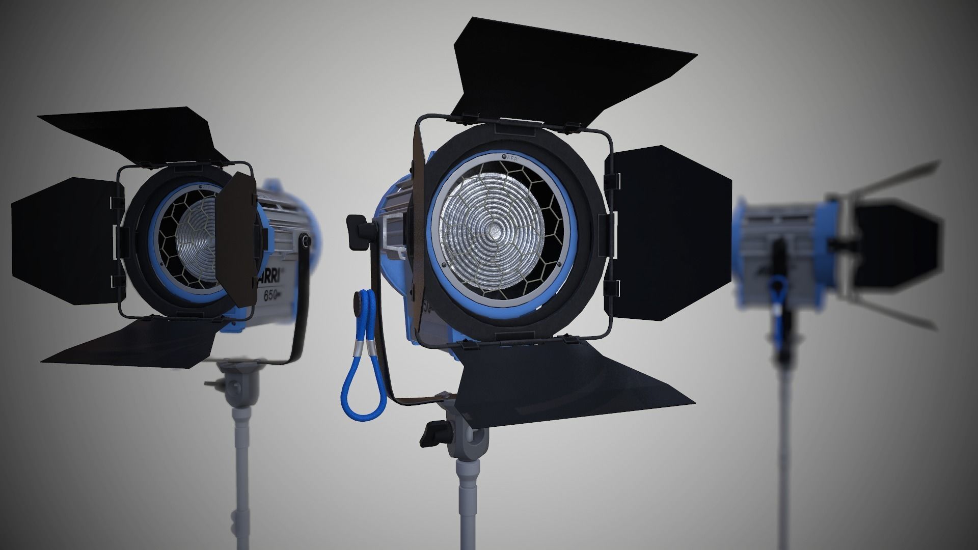 ARRI 650 Low-poly 3D model_7