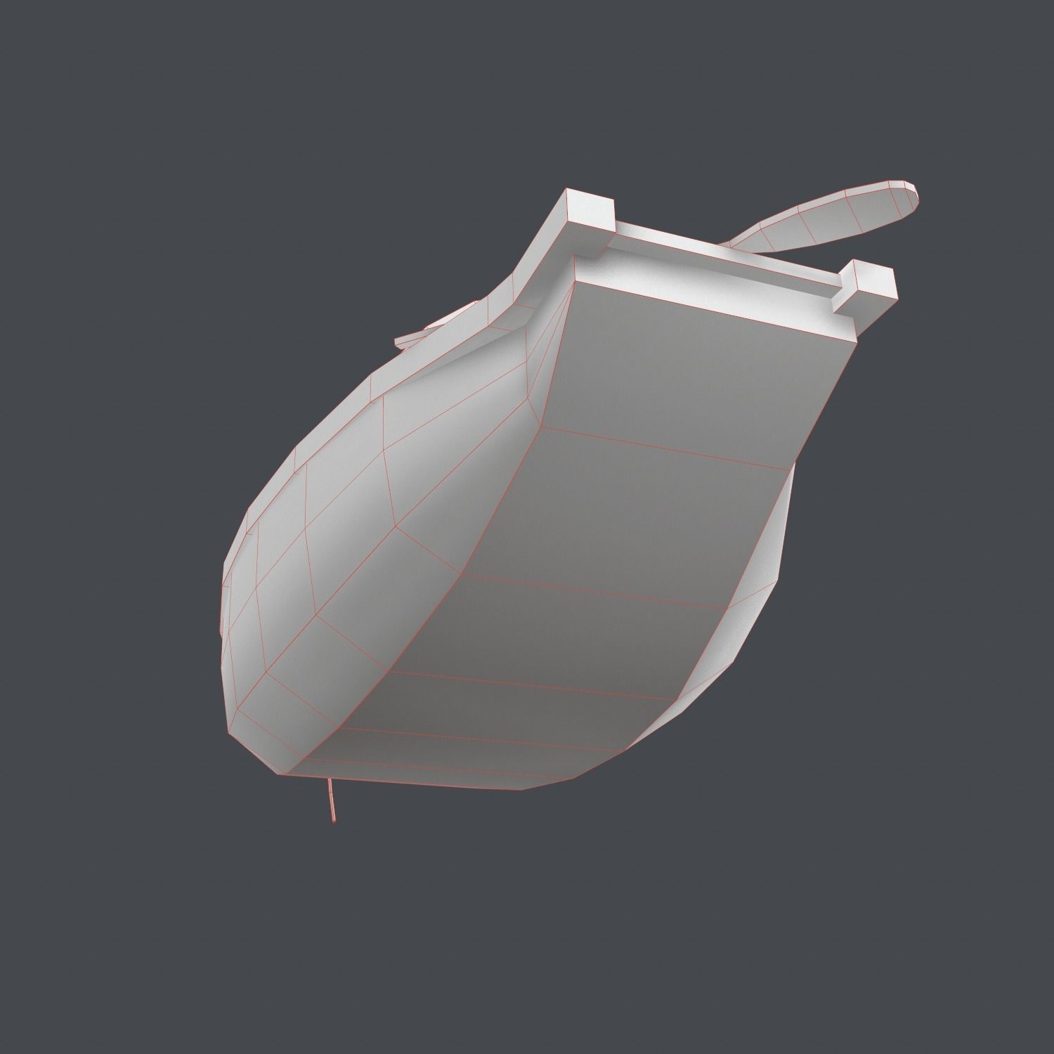 Small boat  3d model  Low-poly 3D model_8