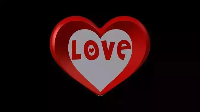Love 3D Print Model Free 3D print model