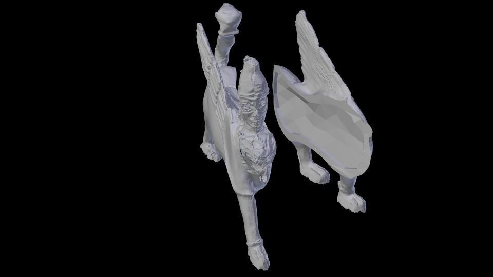 Hittite Lion Statue 3D print model_3