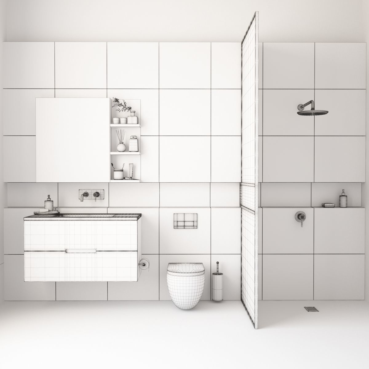Bathroom 09 3D model_6