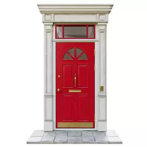 Entrance classic door 06