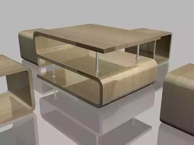 S Table and O Chair
