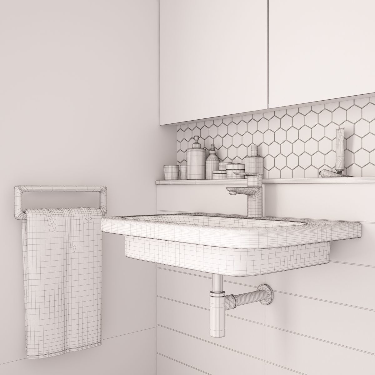 Bathroom 12 3D model_6
