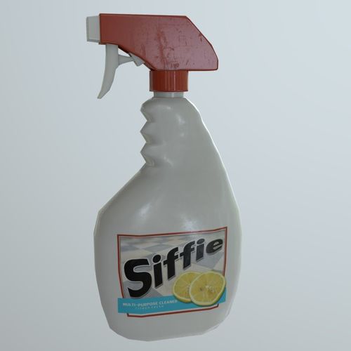 CC0 - Spray Cleaner - Siffie Free low-poly 3D model