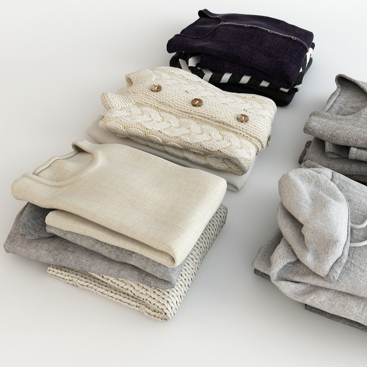 Collection of Clothes V 3D model_20