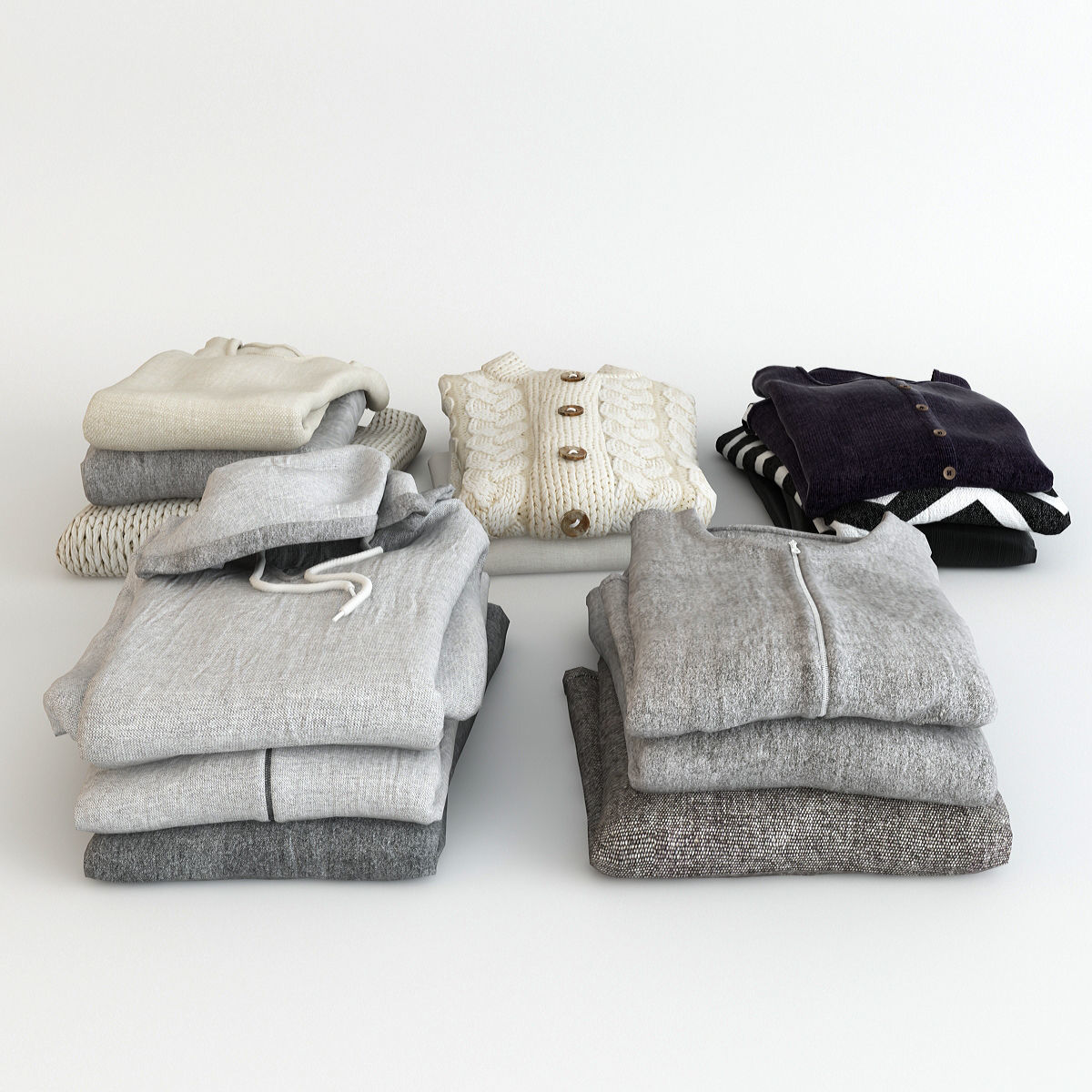 Collection of Clothes V 3D model_22