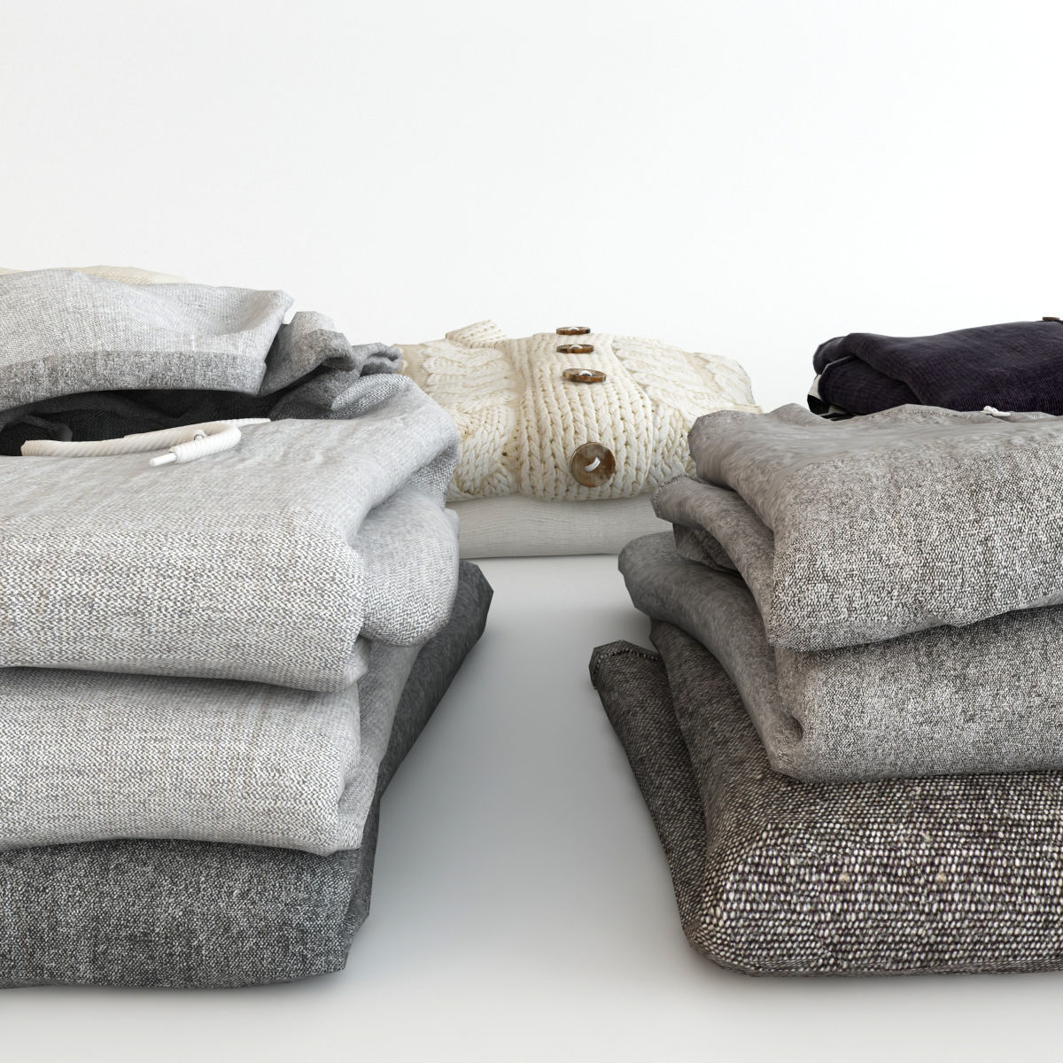 Collection of Clothes V 3D model_32