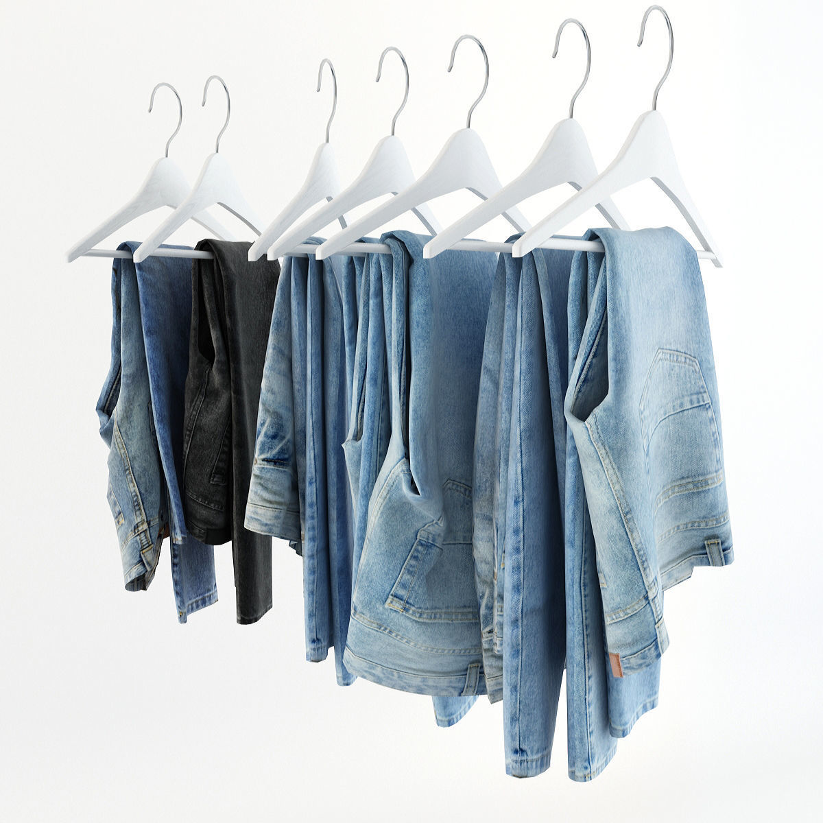 Collection of Clothes V 3D model_62