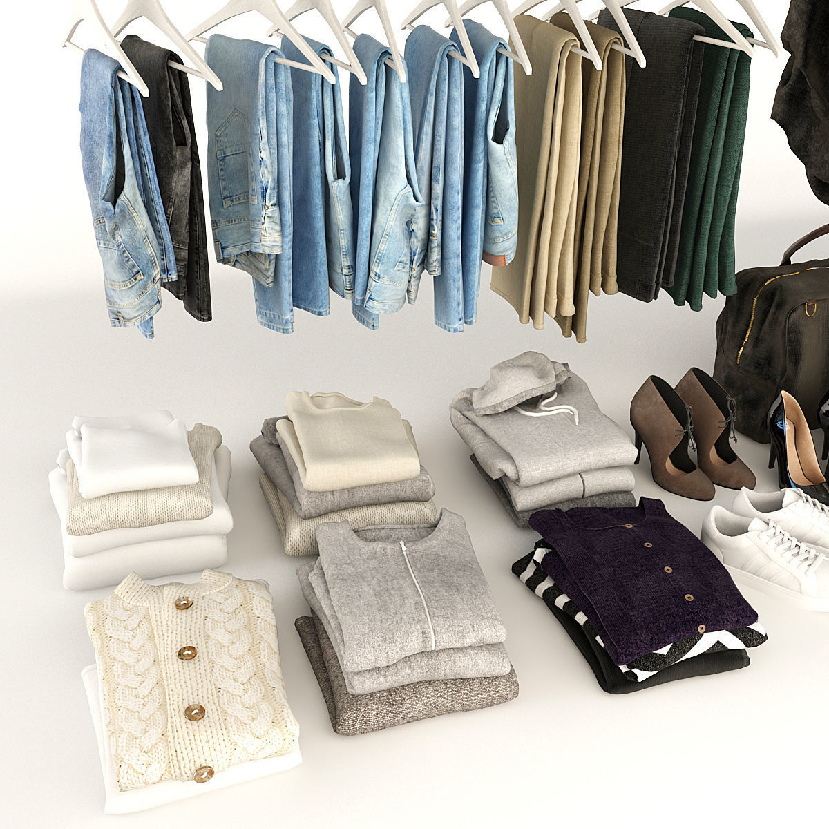 Collection of Clothes V 3D model_2