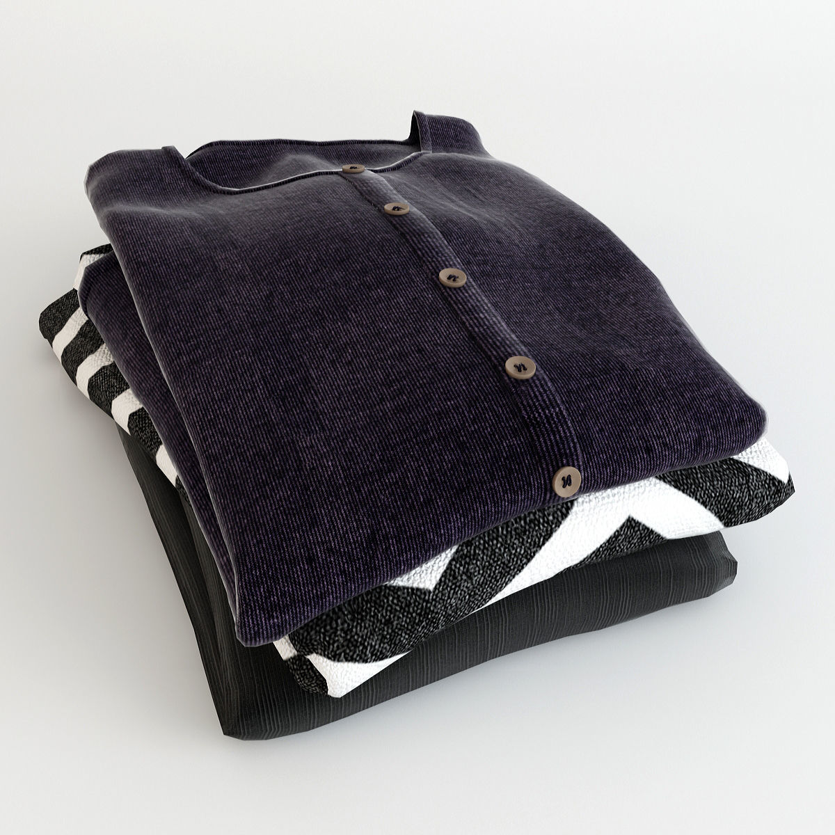 Collection of Clothes V 3D model_47