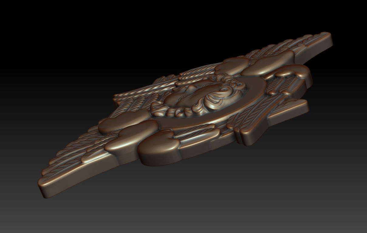 Cherub 3d model statue of angel with wings 3D print model_9