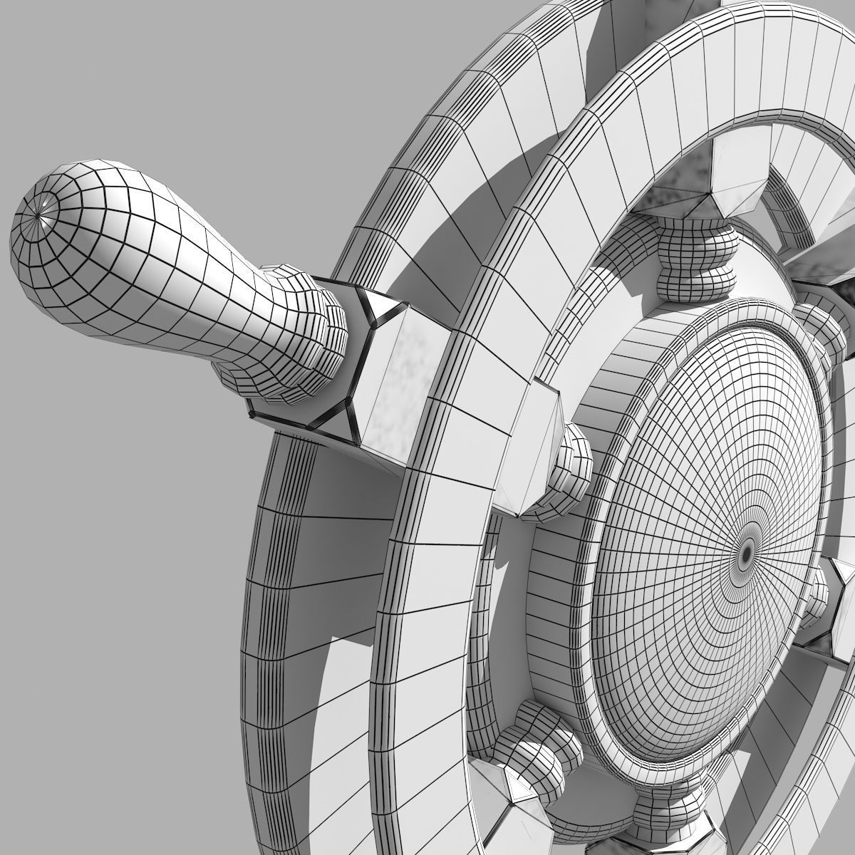 Wall Clock 3D model_10