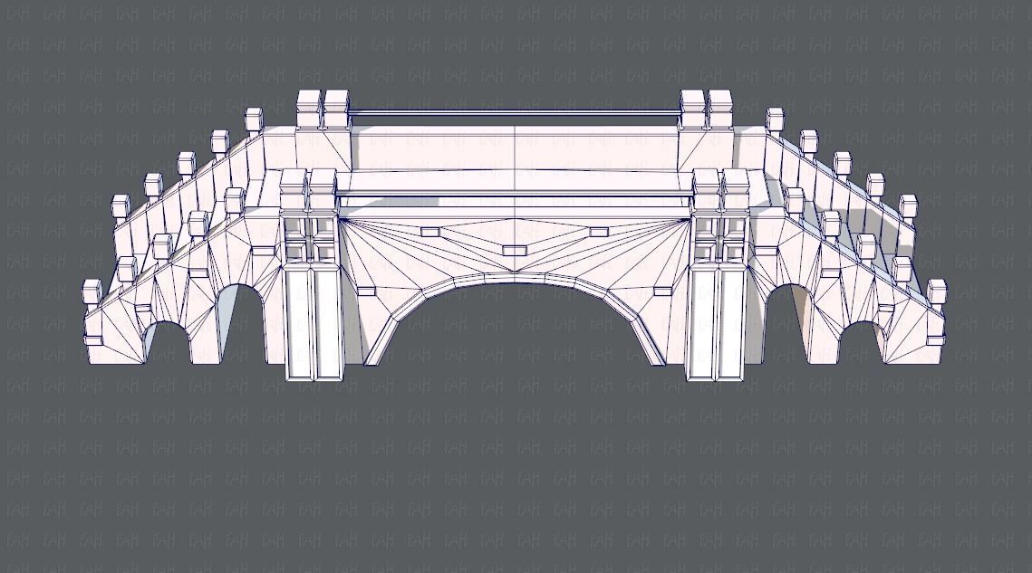 Bridge V01 Low-poly 3D model_27