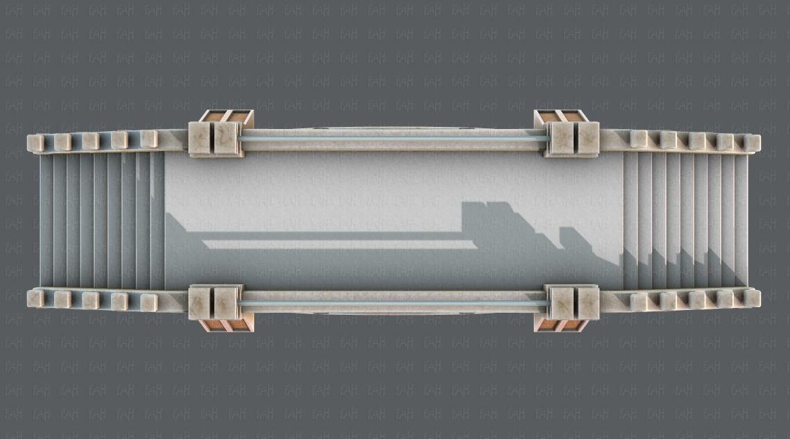 Bridge V01 Low-poly 3D model_37