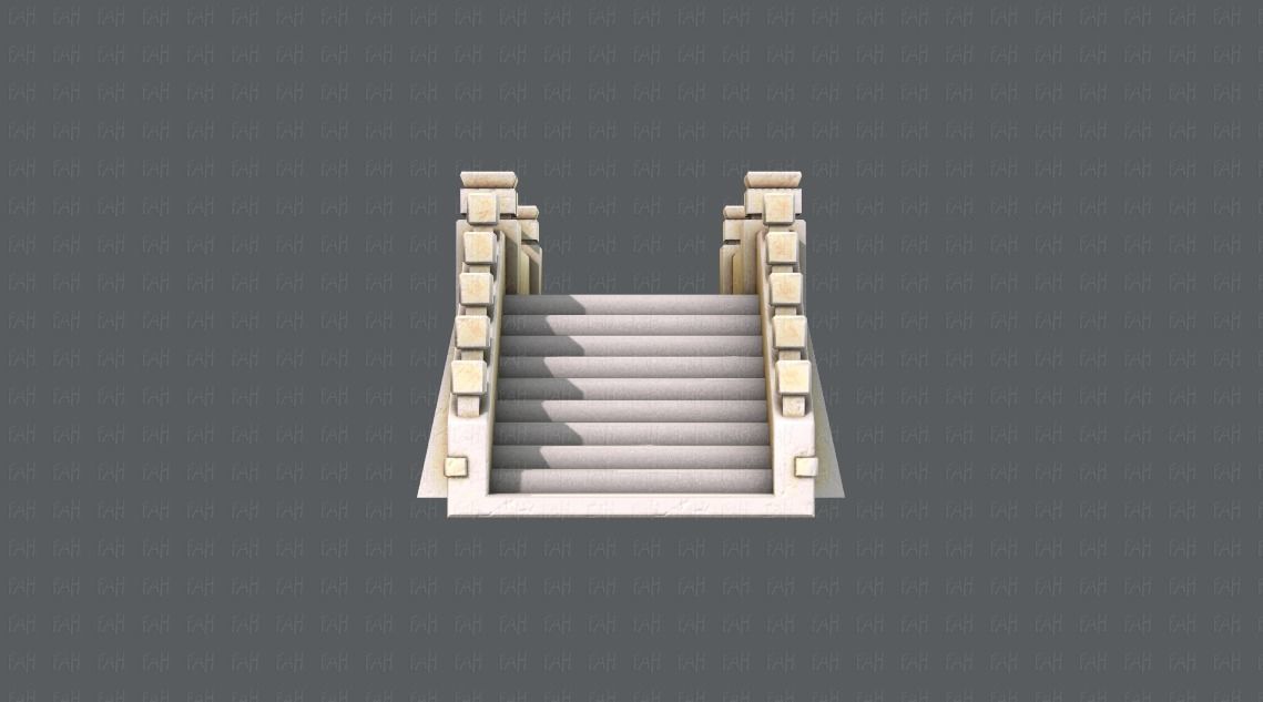 Bridge V01 Low-poly 3D model_1