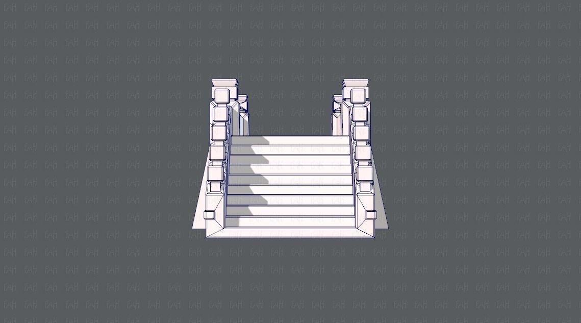 Bridge V01 Low-poly 3D model_13