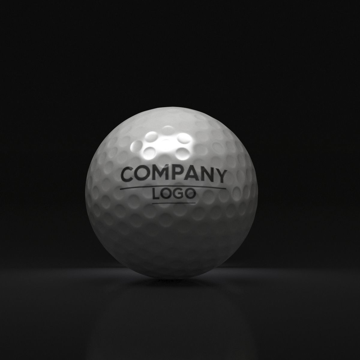 uv torch  and golf 3D model_1
