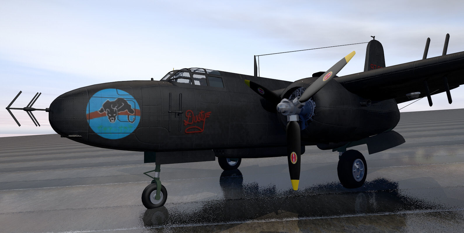 Douglas P-70 Nighthawk 3D model_2