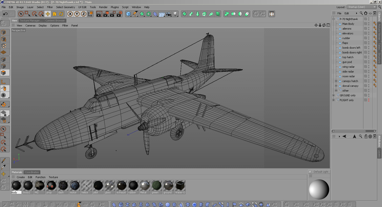 Douglas P-70 Nighthawk 3D model_11