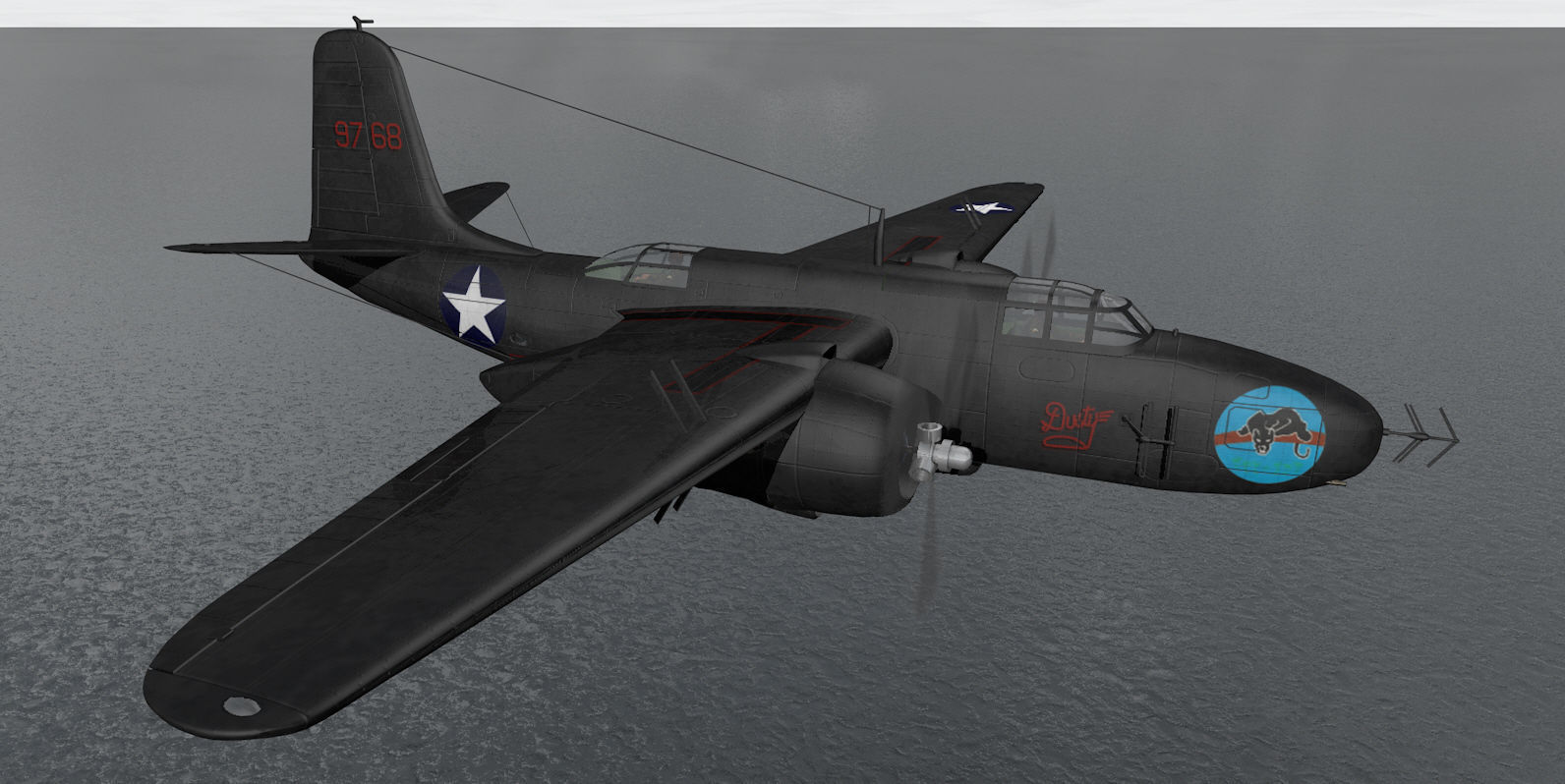 Douglas P-70 Nighthawk 3D model_7