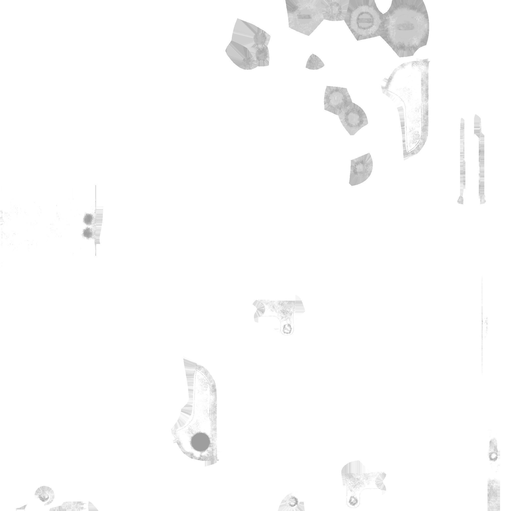 Automatic Rifle Low-poly 3D model_4