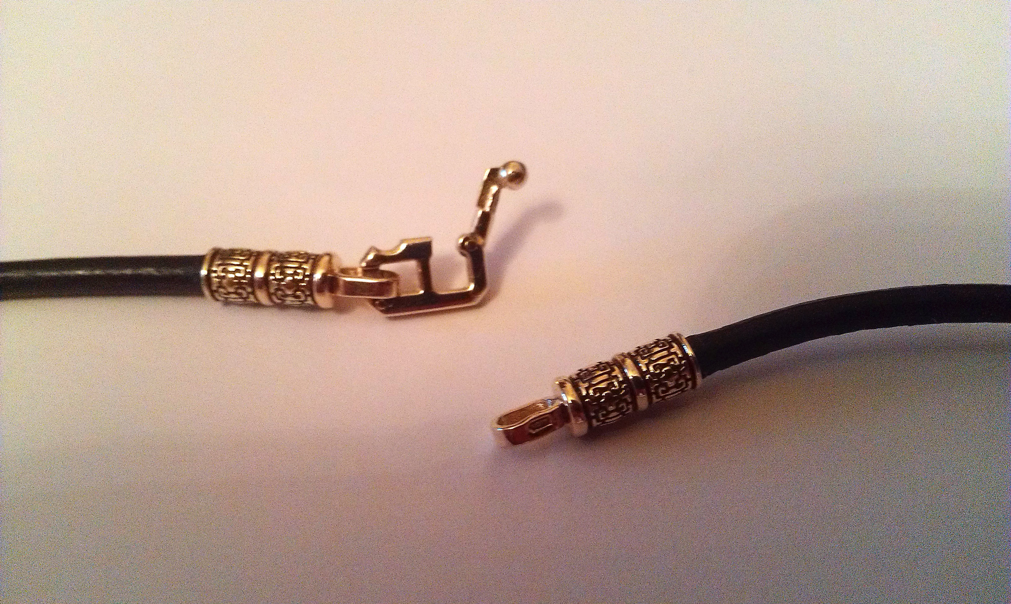 Lock and inserts for leather 3mm diametr  N0282 3D print model_7